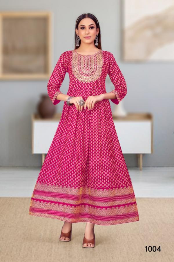 Jinesh Nx Mitali Ethnic Wear Anarkali Kurti Collection